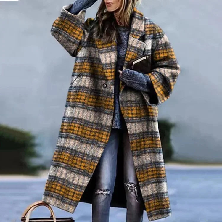 Oversized Lange Jas Dames – Stijlvolle en Comfortabele Mantel