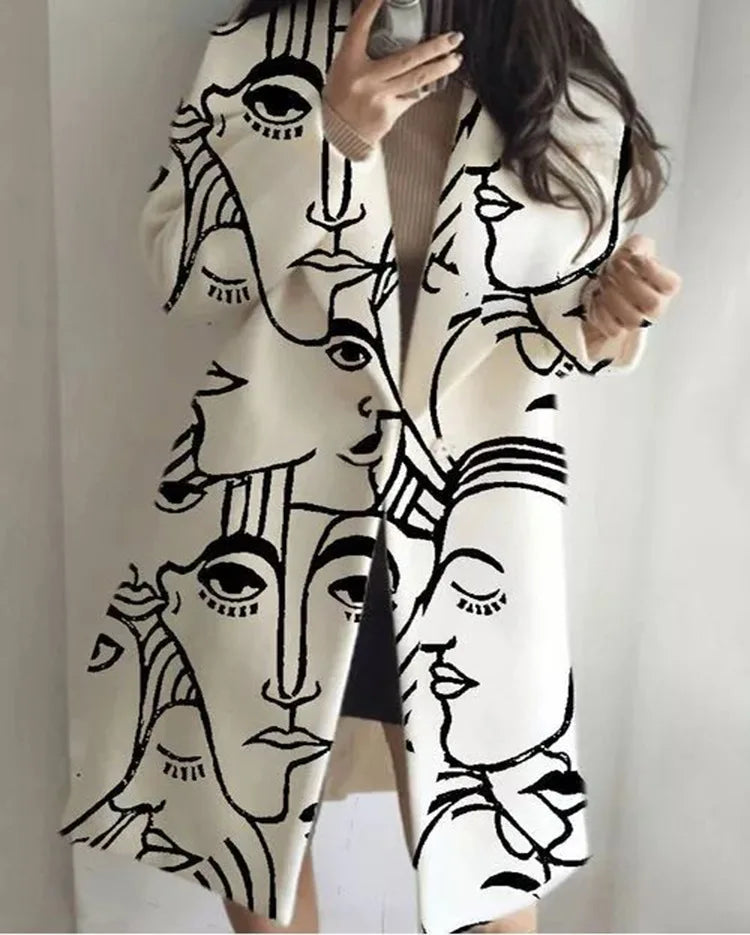 Oversized Lange Jas Dames – Stijlvolle en Comfortabele Mantel