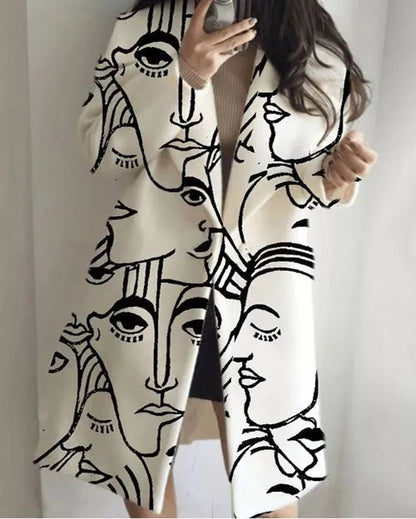 Oversized Lange Jas Dames – Stijlvolle en Comfortabele Mantel