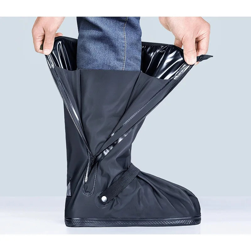 Storm Guard Waterdichte Overschoenen Zwart - Voor Ultieme Bescherming tegen Regen