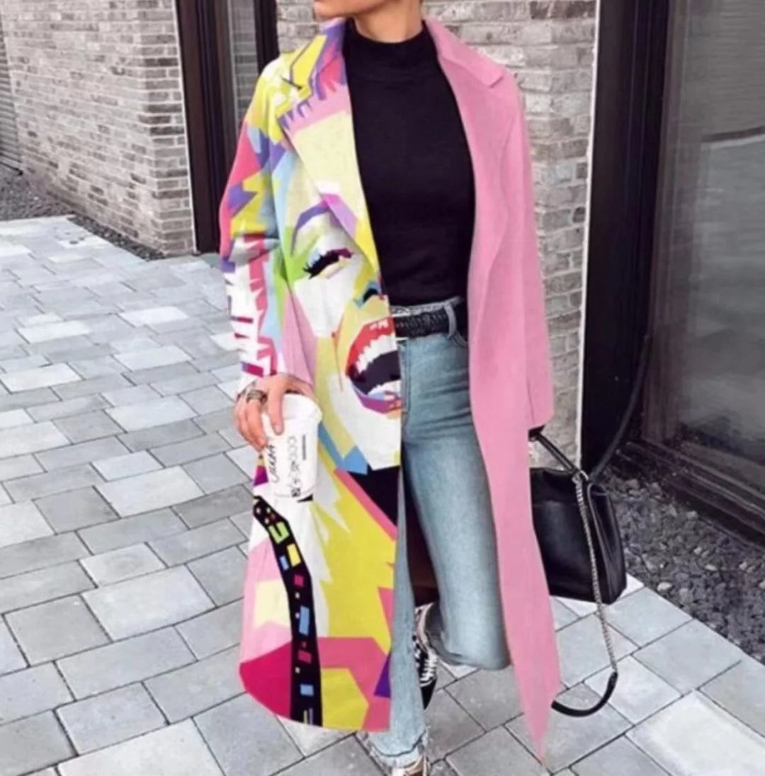 Oversized Lange Jas Dames – Stijlvolle en Comfortabele Mantel