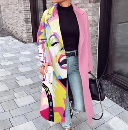 Oversized Lange Jas Dames – Stijlvolle en Comfortabele Mantel