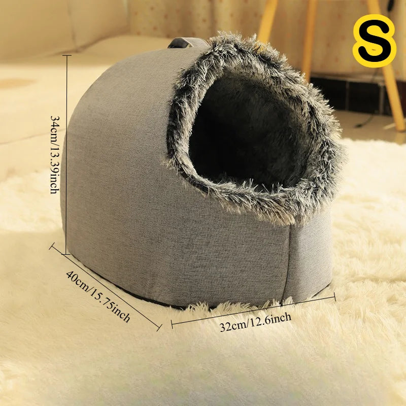 Warme Winter Kattenhut