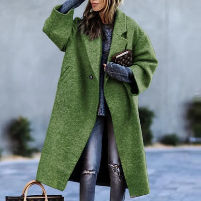 Oversized Lange Jas Dames – Stijlvolle en Comfortabele Mantel