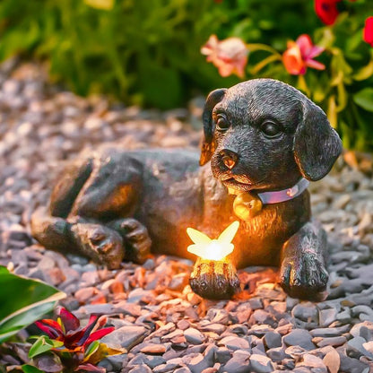Puppy Standbeeld met Zonne-licht