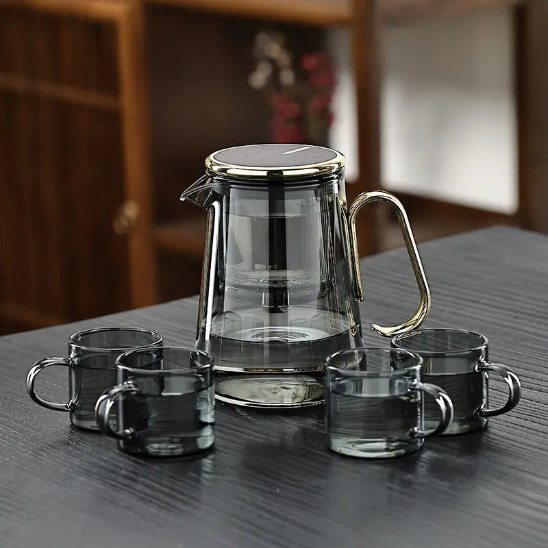 Solara Magnetische Glazen Theepot