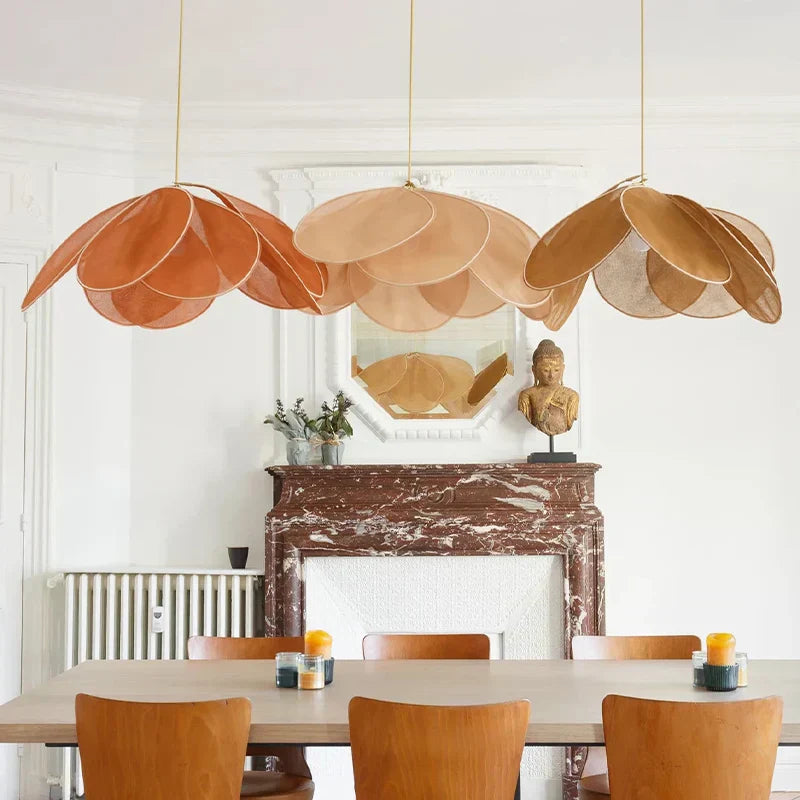 Bloemvormige Hanglamp – Natuurlijk Design en Sfeervolle Verlichting