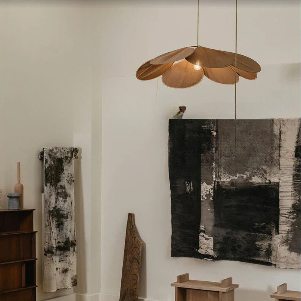 Bloemvormige Hanglamp – Natuurlijk Design en Sfeervolle Verlichting