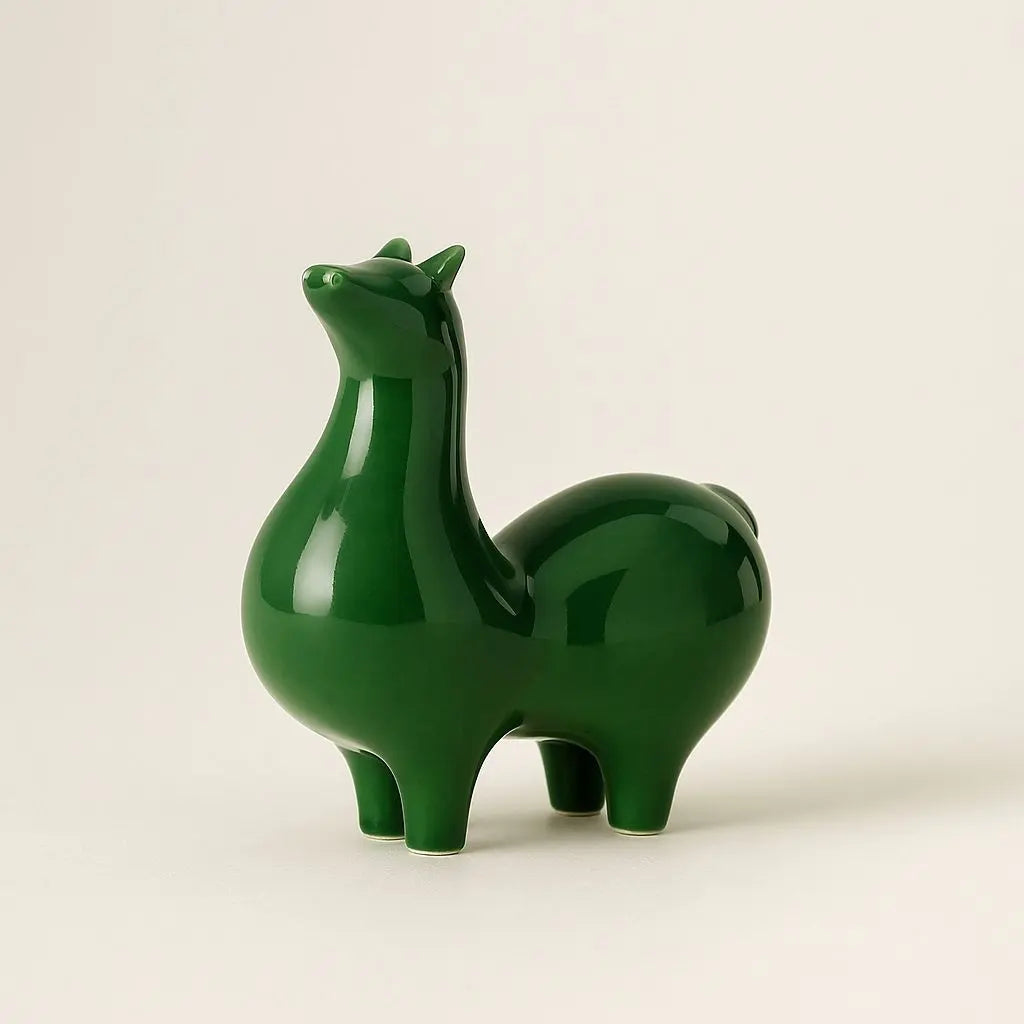 Clara Tangma Paard – Celadon Keramische Geluksceremonie Figurine