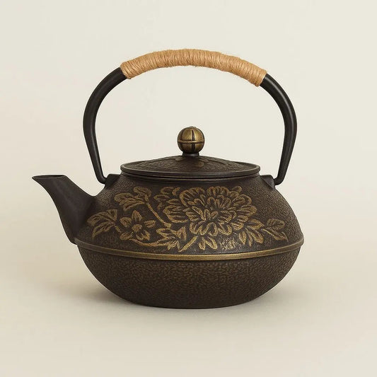 Iwachu Japanse Gietijzeren Theepot – Handgemaakte Theeketel