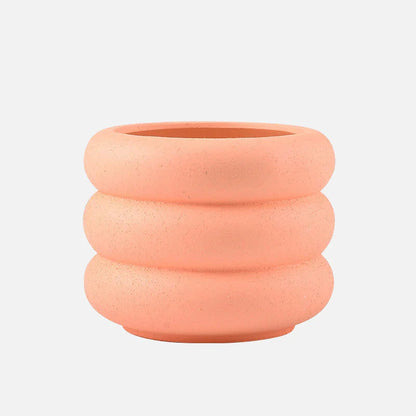 Textured Kleurige Ronde Bubble Plantenpot