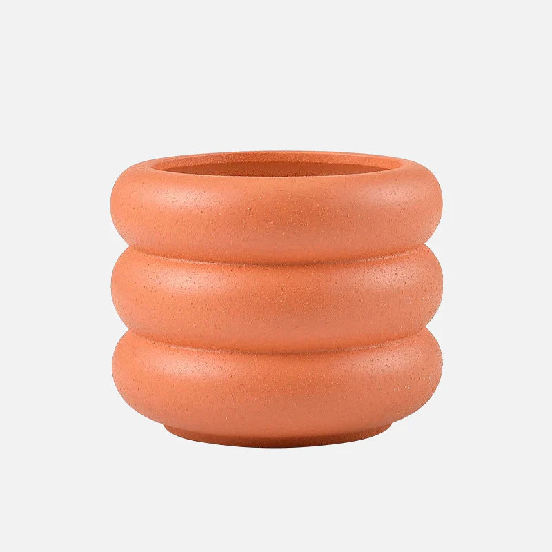 Textured Kleurige Ronde Bubble Plantenpot