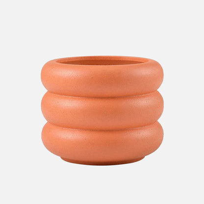 Textured Kleurige Ronde Bubble Plantenpot