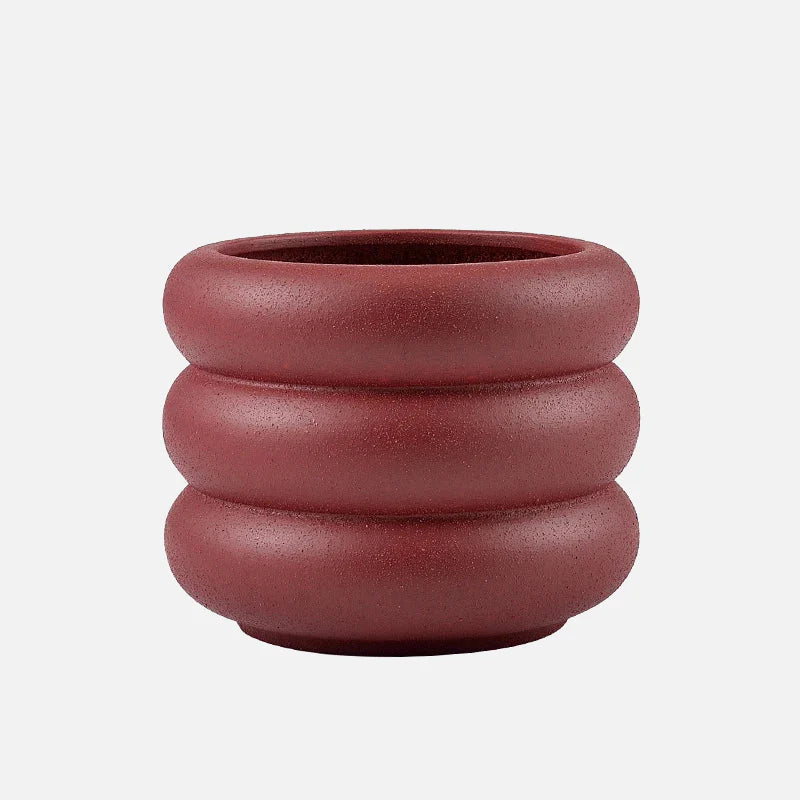 Textured Kleurige Ronde Bubble Plantenpot