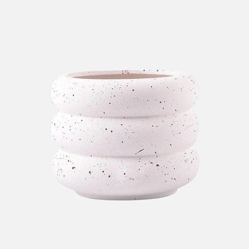 Textured Kleurige Ronde Bubble Plantenpot