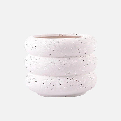 Textured Kleurige Ronde Bubble Plantenpot