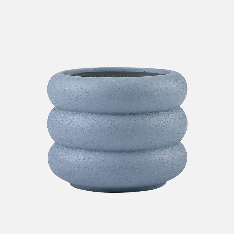 Textured Kleurige Ronde Bubble Plantenpot