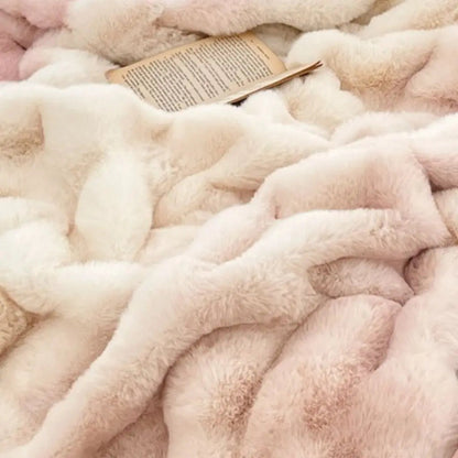 Dehaired Angora Velours Dekentje