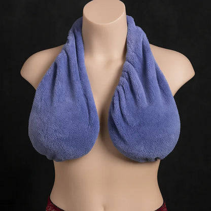 Dames Rugloze Straploze Handdoek Beha voor Grote Borsten