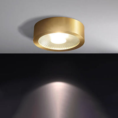 Nordic Light Luxe Volledig Koper Ultra-dunne LED Plafondlamp