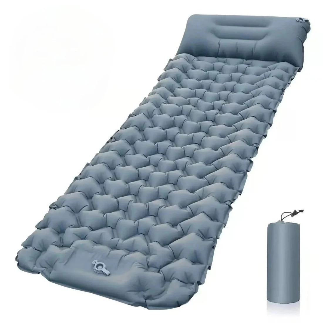 Opblaasbaar Kampeermatras met Pomp en Ingebouwd Kussen