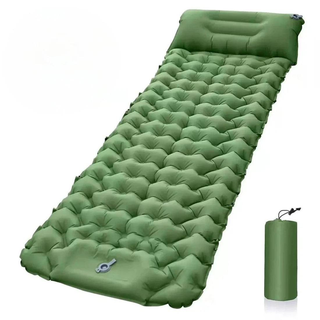 Opblaasbaar Kampeermatras met Pomp en Ingebouwd Kussen