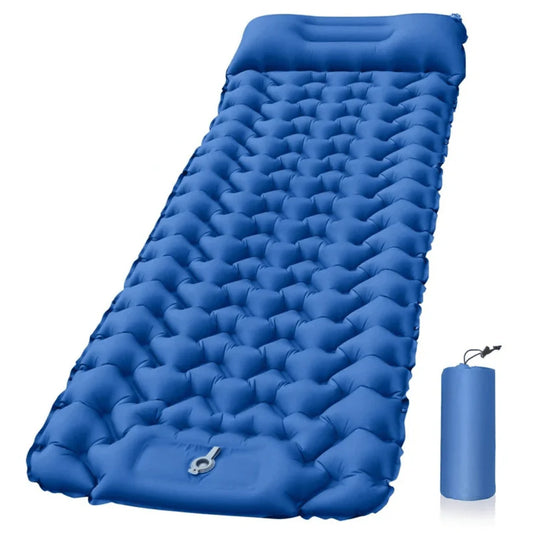 Opblaasbaar Kampeermatras met Pomp en Ingebouwd Kussen