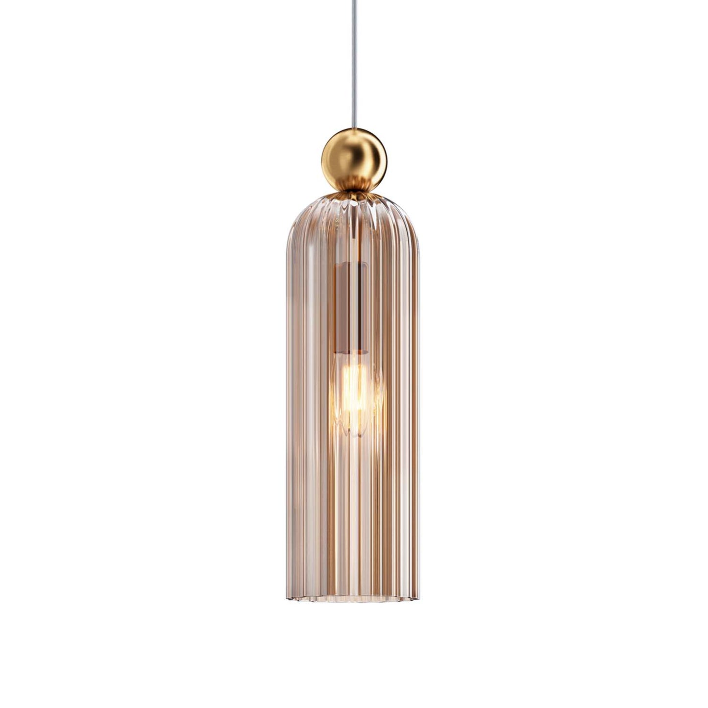 ANTIC - Chic glazen hanglamp in art deco stijl