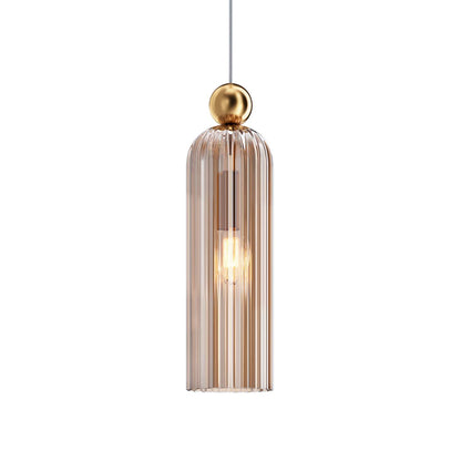ANTIC - Chic glazen hanglamp in art deco stijl