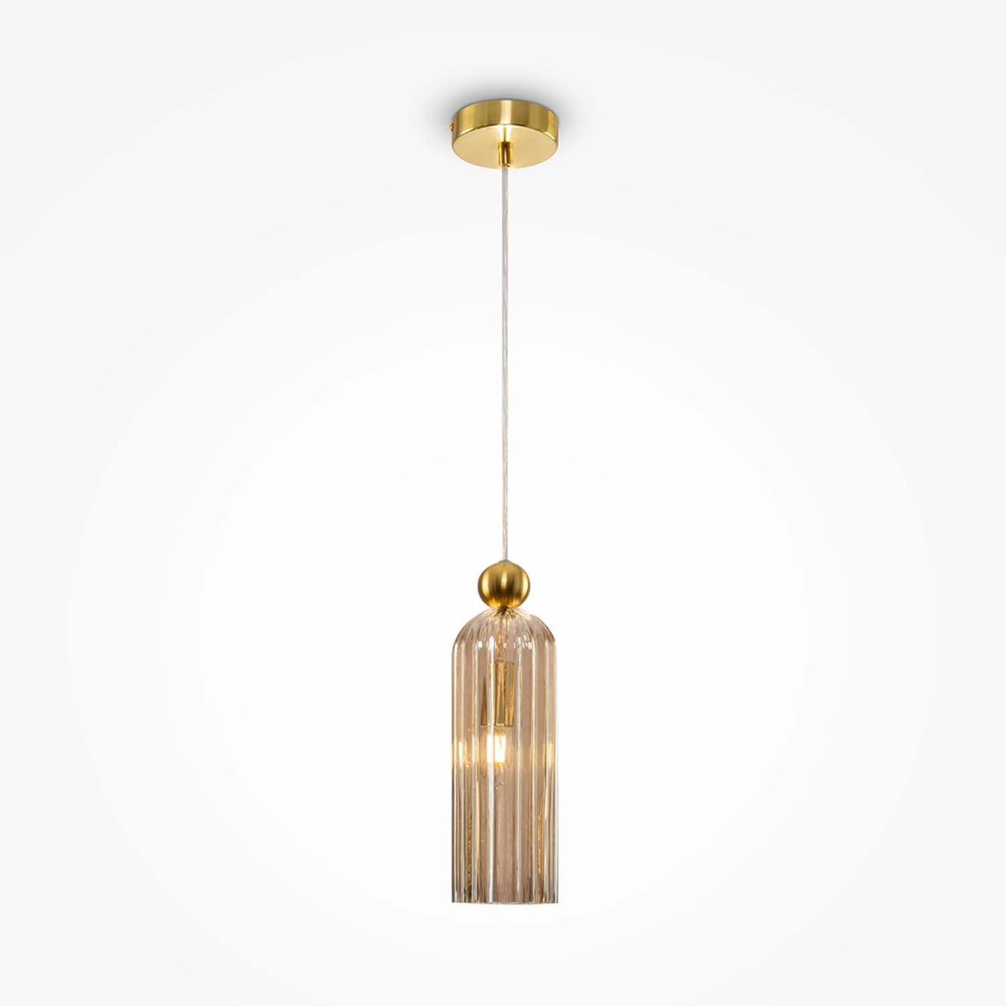 ANTIC - Chic glazen hanglamp in art deco stijl