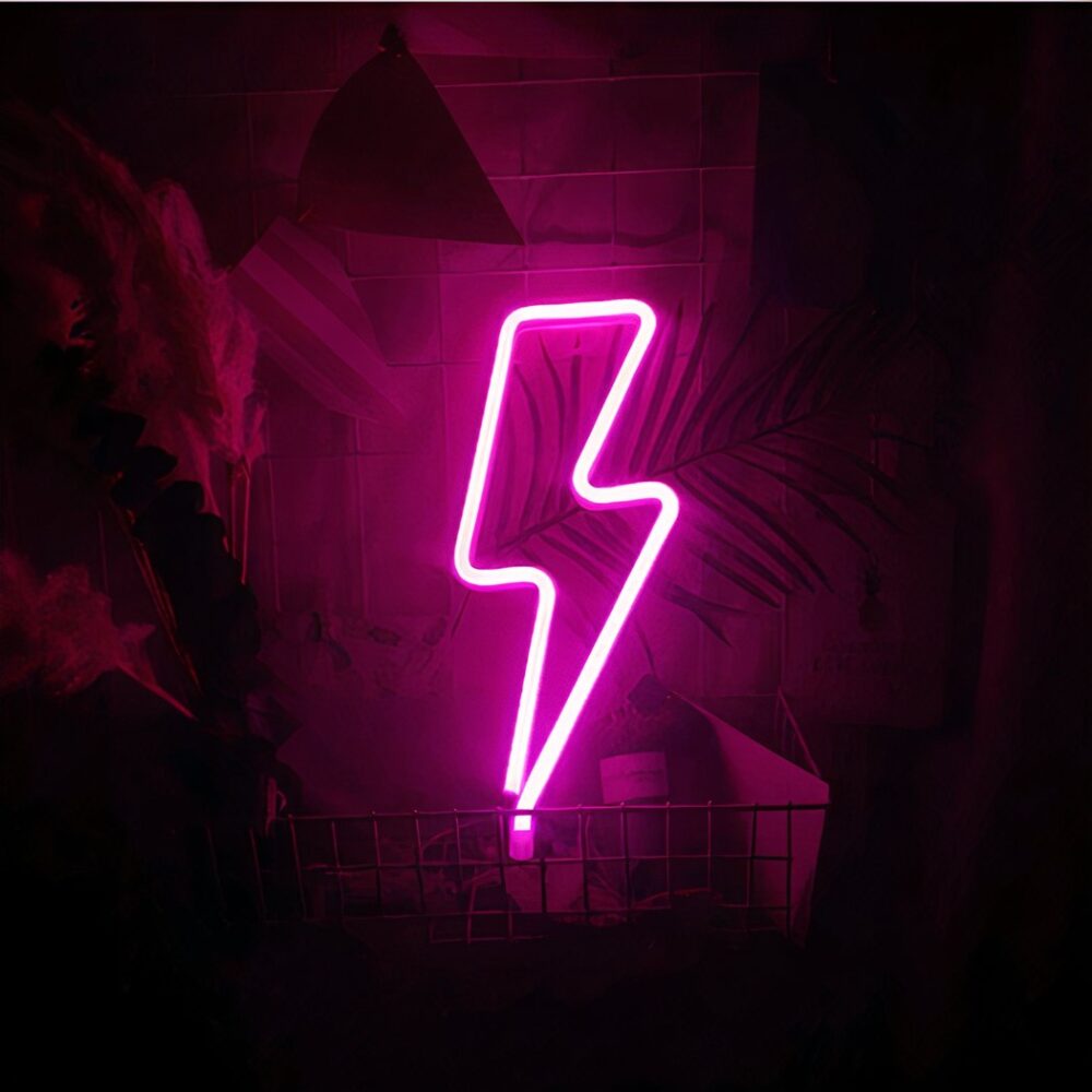 Bliksem Neon LED Lamp