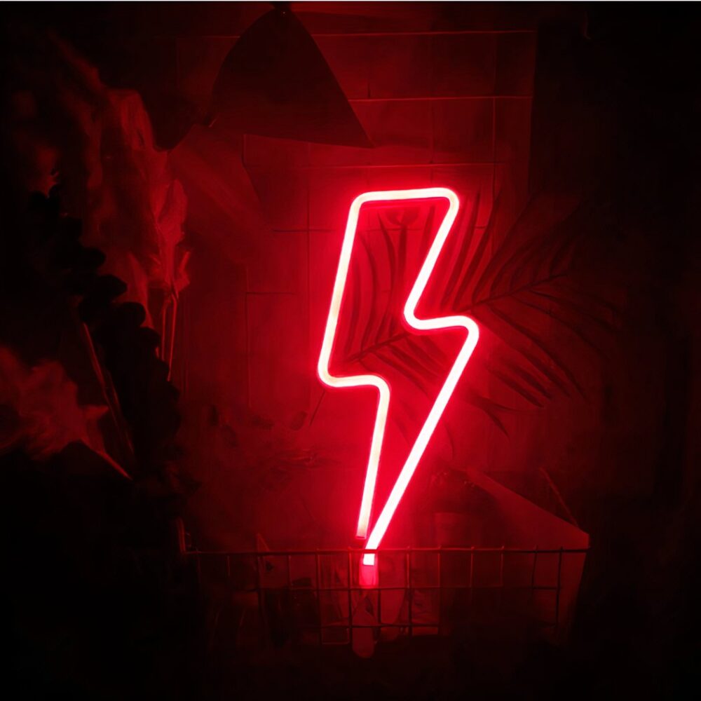Bliksem Neon LED Lamp