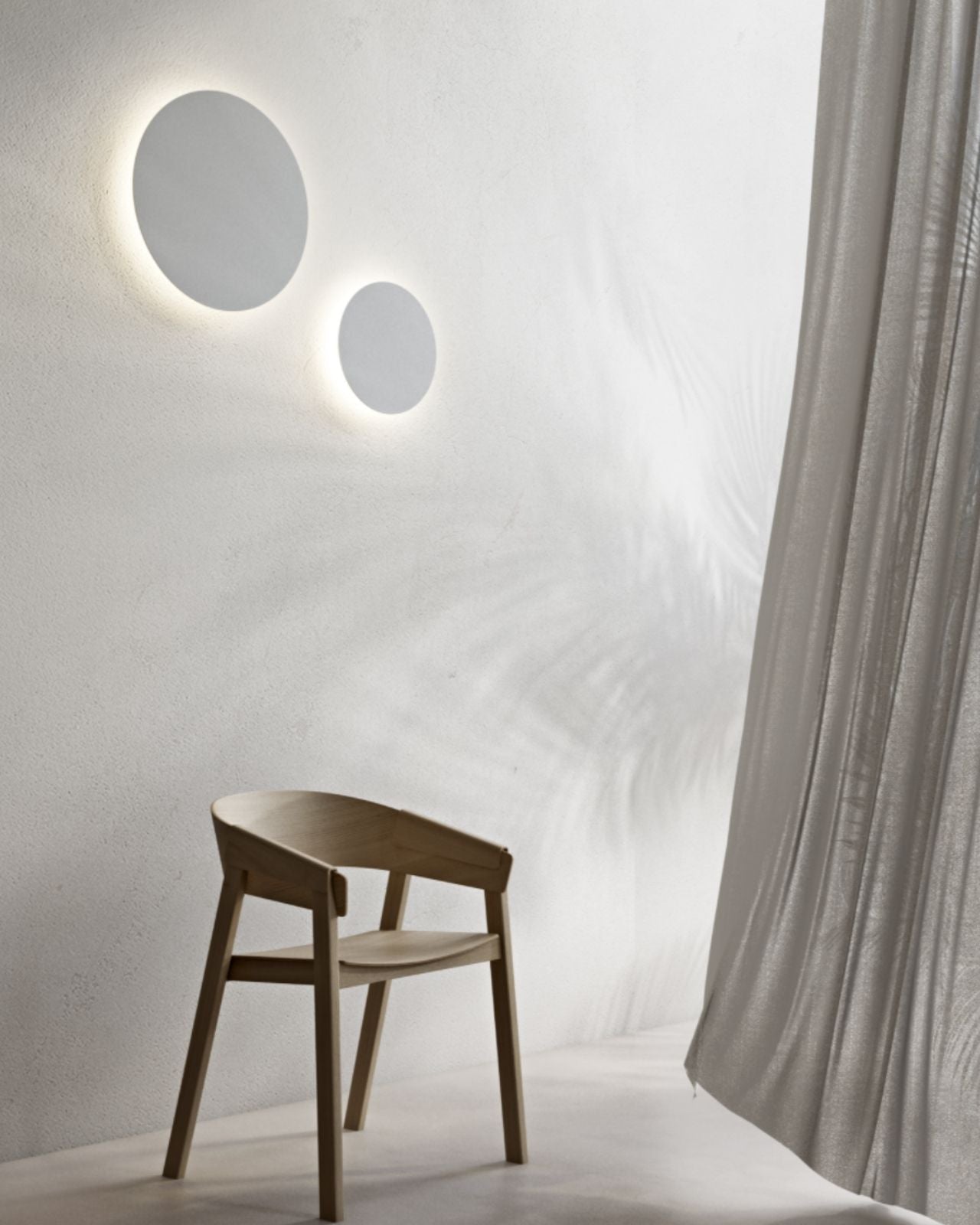 Architectonische LED Schijf Wandlamp