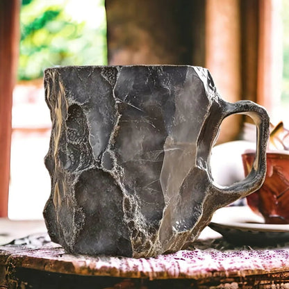 Koffiemokken GlaceCup | Handgemaakt & Mineraal Kristal | Isolerend & Geschikt voor de Magnetron | 350–450 ml