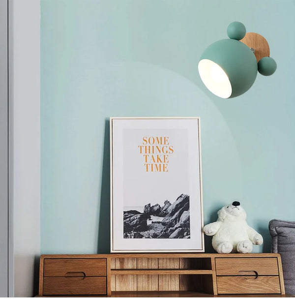 Kleurrijke Mickey Wandlamp