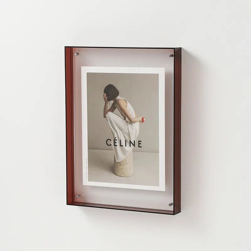 Vibrant Acryl Display Frame – Hedendaagse Kleurrijke Fotohouder