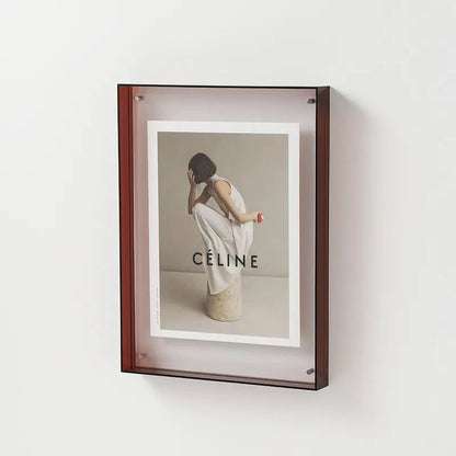 Vibrant Acryl Display Frame – Hedendaagse Kleurrijke Fotohouder