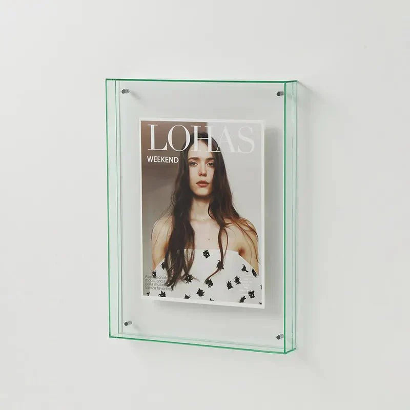 Vibrant Acryl Display Frame – Hedendaagse Kleurrijke Fotohouder