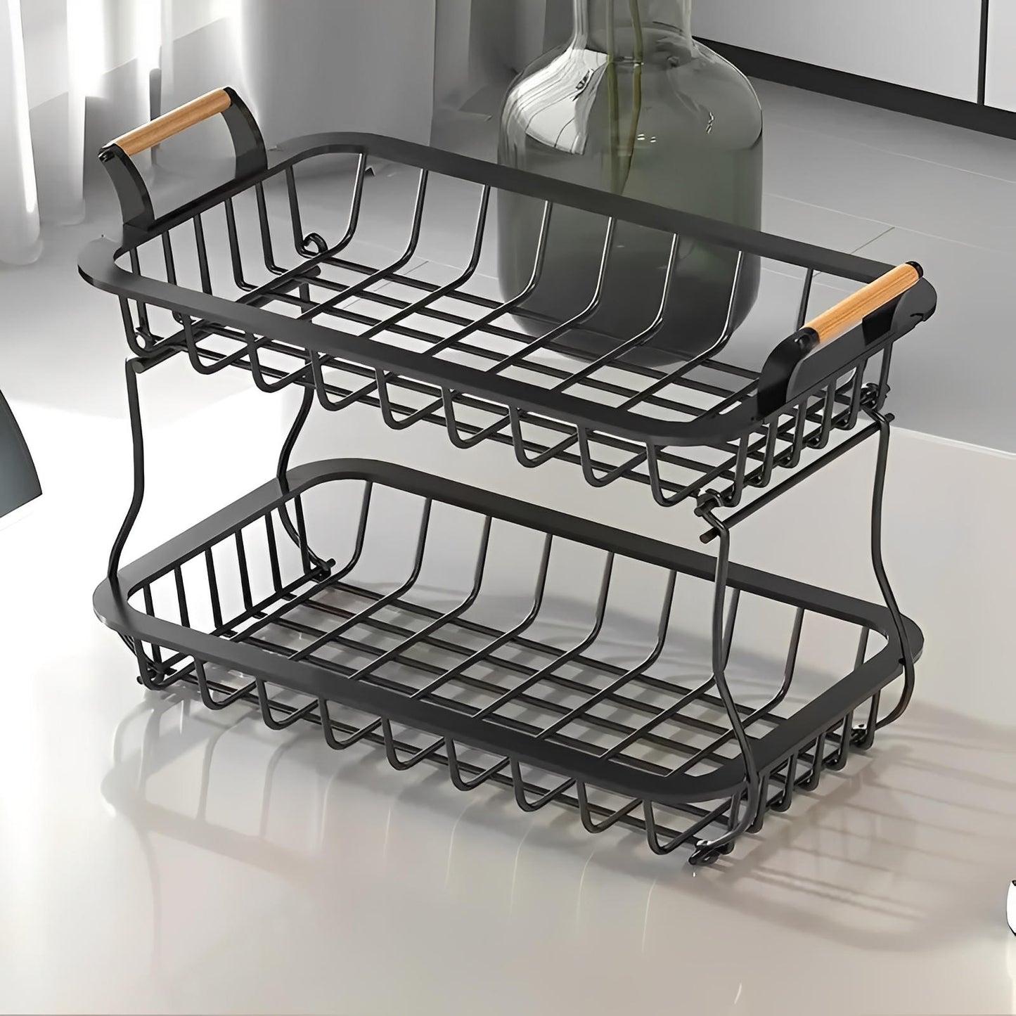 2-laags Fruit Organizer