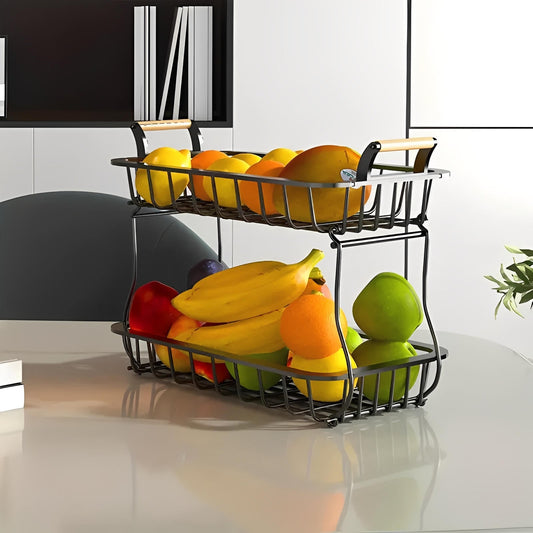 2-laags Fruit Organizer