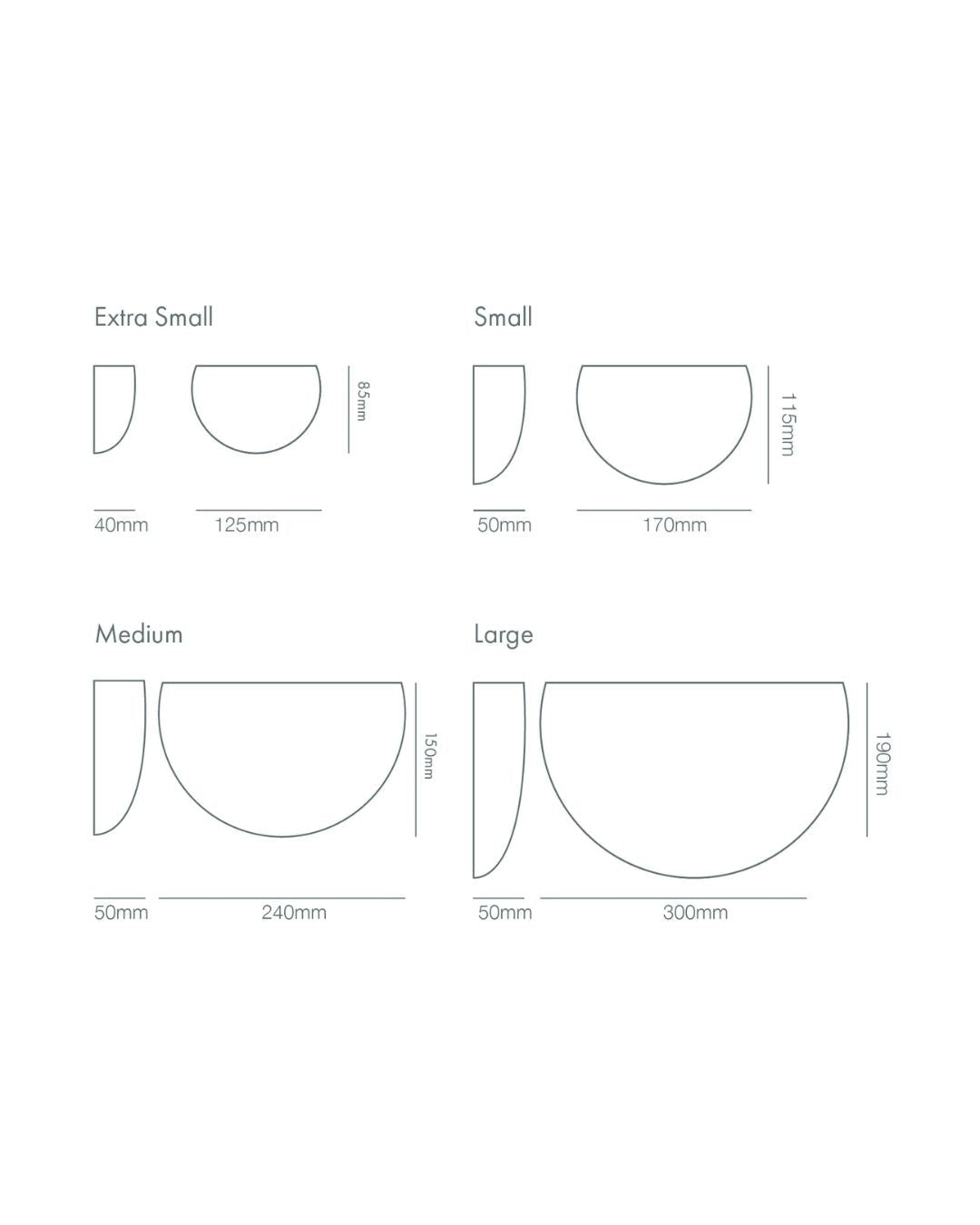 Crescent Wandlamp