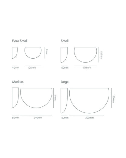 Crescent Wandlamp