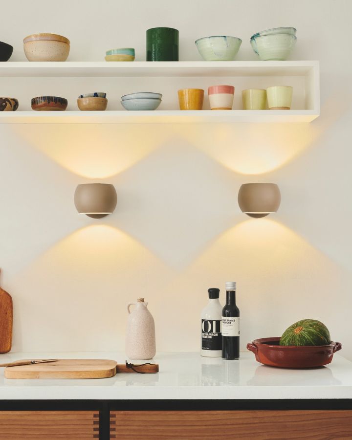 Gebogen Op & Neer Wandlamp | Diverse Afwerkingen