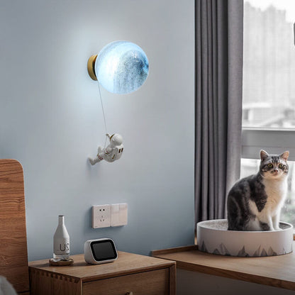 Astronaut Wandlamp met Stijl