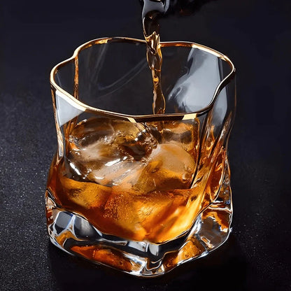 Textured Whiskey Glass 2-Piece Set
