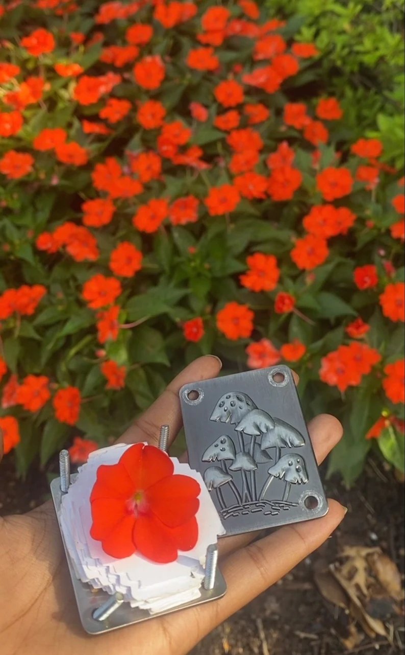 Mini Bloemenpers | Compacte Botanische Aandenkenmaker | Draagbaar Knutselgereedschap