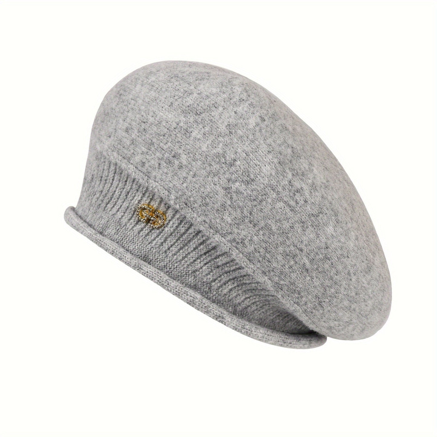 Chic Gebreide Beret voor Dames - Elegantie en Warmte voor de Winter