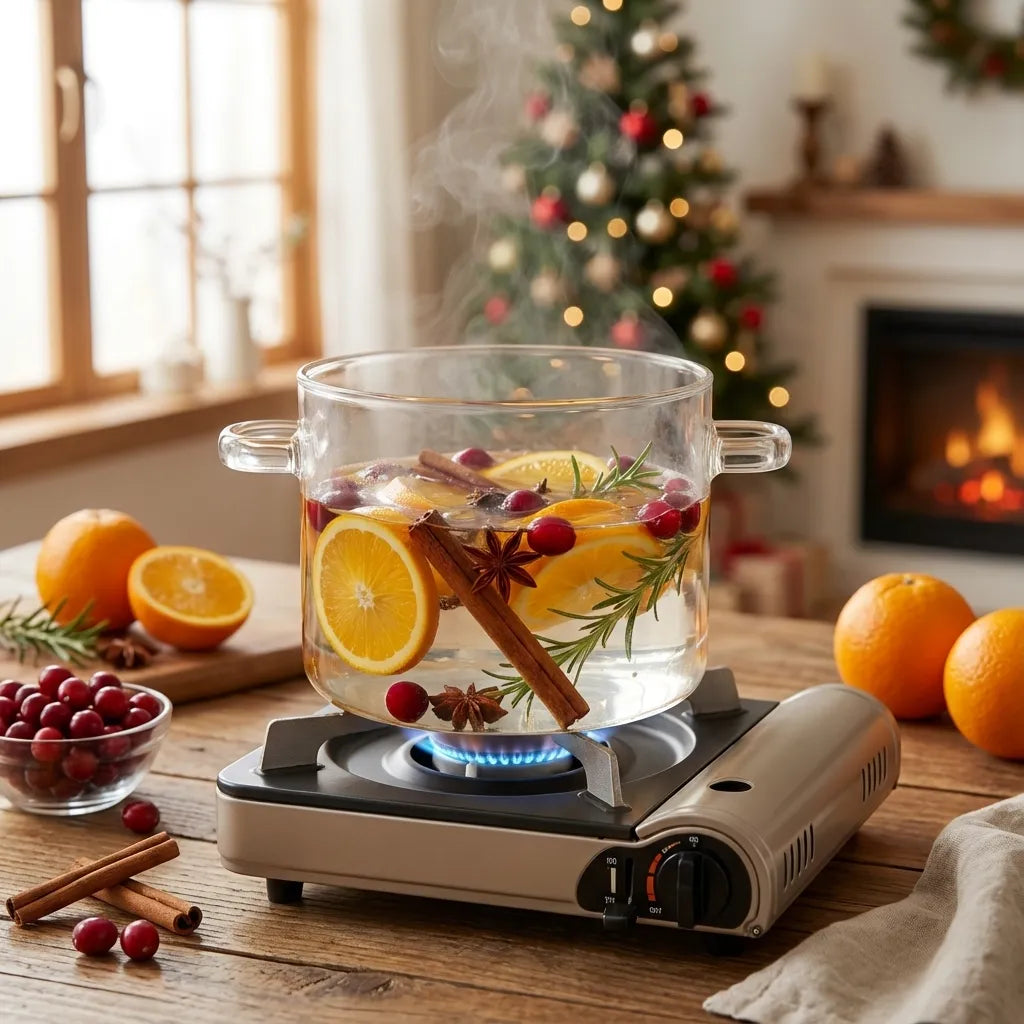 Miles Glazen Kookpot – Borosilicaat Simmer Pot