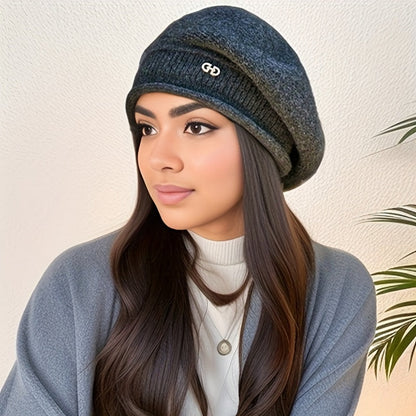 Chic Gebreide Beret voor Dames - Elegantie en Warmte voor de Winter