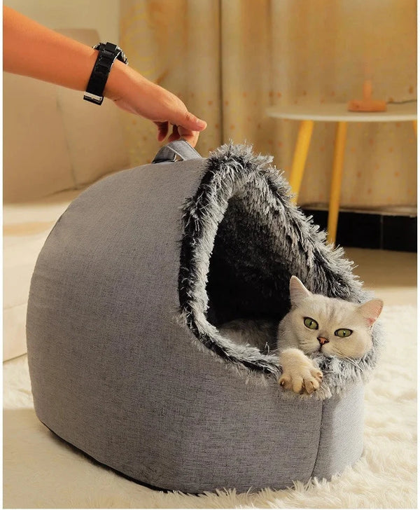 Warme Winter Kattenhut